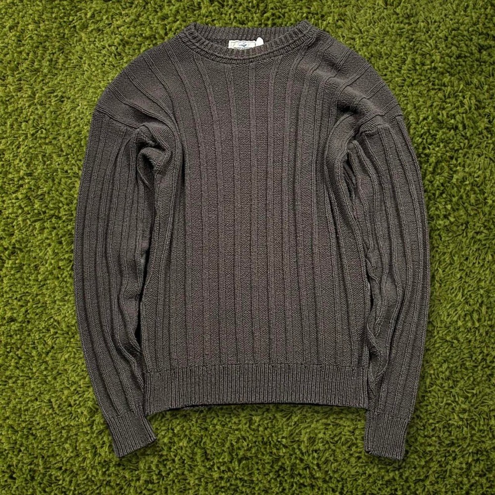 Vintage Made In USA 80s RedHead Pattern Knit Sweater Size Small